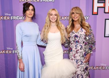 Lindsay Lohan Makes ‘Freakier Friday’ a Family Affair With Mom and Sister