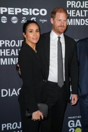 Prince Harry and Meghan Markle Spotted at Kris Jenner's 70th Birthday Party