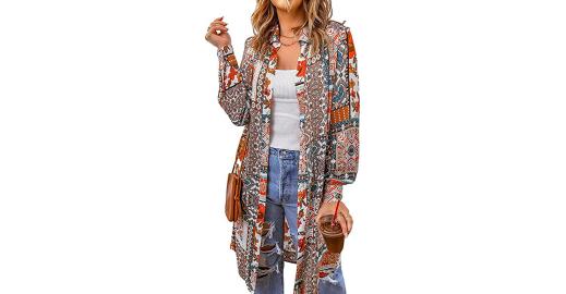 This Patchwork Floral Cardigan Is the Lightweight Layer You Need for Spring