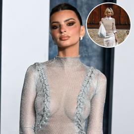 Emily Ratajkowski Spotted in Blonde Bob Cut Hair Transformation