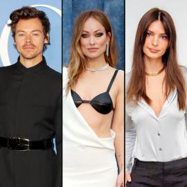 Harry Styles and Olivia Wilde Nearly Run Into Each Other After EmRata Kiss