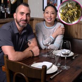Iron Chef's Marc Forgione Talks Food and Family With Judy Joo: See His Spaghetti Vongole Recipe