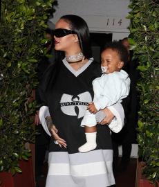 Rihanna, Baby No. 1 Grab Dinner at Giorgio Baldi in Santa Monica: Photos