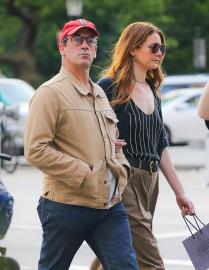 Out on the Town! Jon Hamm and Fiancee Anna Osceola Have NYC Date Night