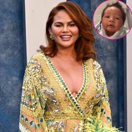 Chrissy Teigen Jokes About Baby Wren's Full Head of 'Simple Plan' Hair