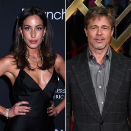 Ines de Ramon Wears ‘B’ Necklace for Brad Pitt: Inside Their Romance
