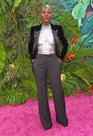Lupita Nyong’o's Metallic Breastplate at Tonys Was Molded From Her Body