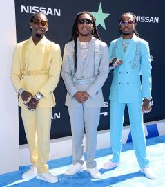 Quavo, Offset Put Feud Aside for Surprise Tribute to Late Rapper Takeoff