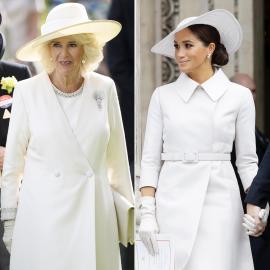 Queen Camilla Seemingly Shades Meghan Markle With Dior Ensemble