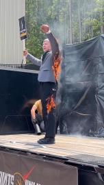 ‘Indiana Jones’ Stuntman Lights Himself on Fire for SAG Strike Protest