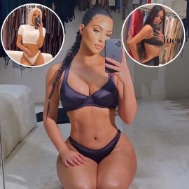 Ow-Ow! Kim Kardashian Rocks Sexy Neon Undies in New Selfie