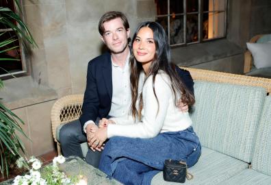 John Mulaney and Olivia Munn Are in Their Own World at Chanel Dinner
