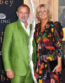 Downton Abbey’s Hugh Bonneville, Lulu Williams Split After 25-Year Marriage