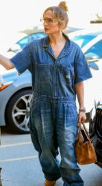 Jennifer Lopez Contrasts Her Baggy Jumpsuit With a Birkin