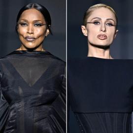 Angela Bassett Makes Runway Debut in Mugler Show Alongside Paris Hilton