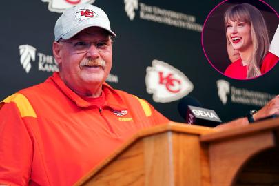 Coach Andy Reid Says Taylor Swift ‘Can Stay All She Wants’ After Chiefs Win