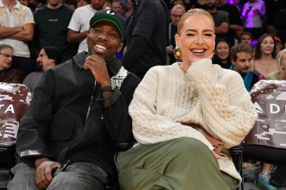 Adele Flashes Ring at Los Angeles Lakers Game With Rich Paul