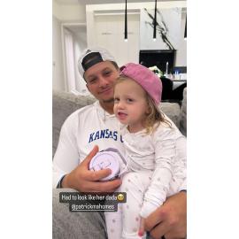 Patrick Mahomes and Daughter Sterling Can't Stop Matching Their Outfits