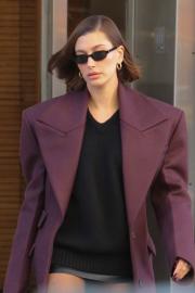 Hailey Bieber Makes a Convincing Case for Shoulder Pads