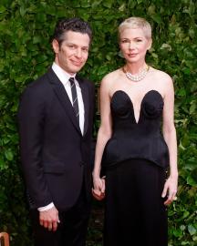Michelle Williams and Thomas Kail Coordinate in Black at Gotham Awards