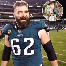 Jason Kelce Shares Family Holiday Card After Travis Kelce Christmas Duet