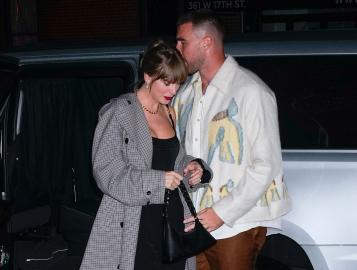 Taylor Swift Passionately Kisses Travis Kelce After Finishing 'Eras' Show