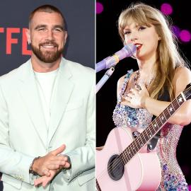 Travis Kelce Literally Couldn't Stop Blushing Over Taylor Swift's Shout-Out