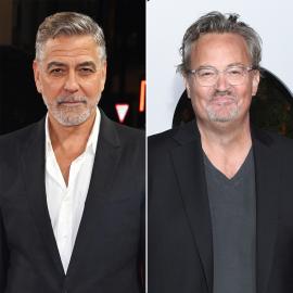 George Clooney Says Young Matthew Perry ‘Wasn’t Happy’ During 'Friends'