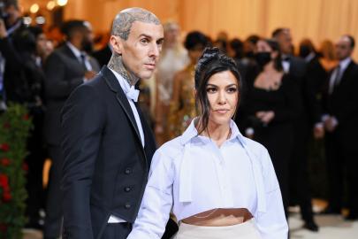 Kourtney Kardashian and Travis Barker Share 1st Photos of Newborn Son Rocky