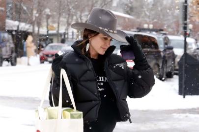 Kyle Richards Shows Us How to Nail Winter Western Hat Style in Aspen