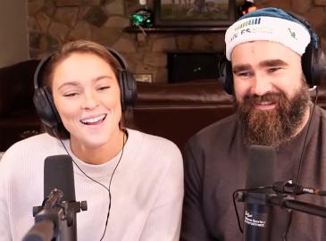 Kylie Kelce Praises 'Sexy Santa' Jason Kelce for Her Christmas Necklace