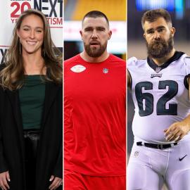 Kylie Kelce Thanks Travis for Having Her Back in Jason's Jeans Debate
