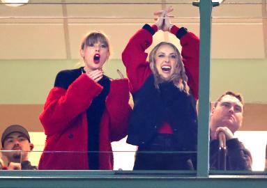 Did Taylor Swift Wear Brittany Mahomes’ Red Teddy Coat at the Chiefs Game?