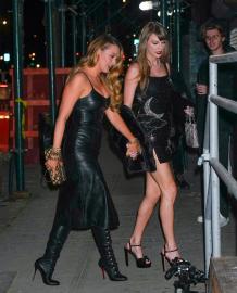 Taylor Swift Meets Blake Lively at Midnight for NYC Birthday Celebration