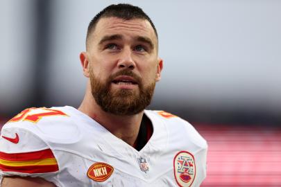 Did Taylor Swift Give Boyfriend Travis Kelce a Hickey? [Photos]