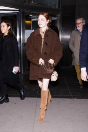 Emma Stone Seriously Slays in Suede Boots 