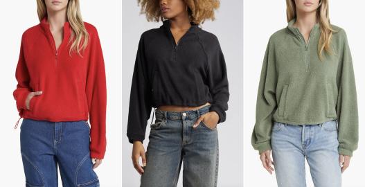 Don’t Mind Me, Just Wearing This Cozy Nordstrom Fleece All Winter 
