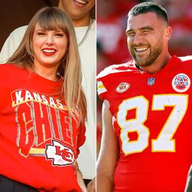 Taylor Swift Arrives at Travis Kelce's Chiefs Game Against the Patriots