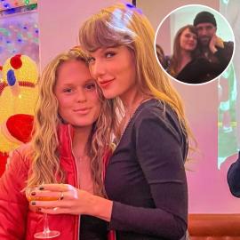 Taylor Swift, Travis Kelce Pack On the PDA at Christmas Party [Photos]
