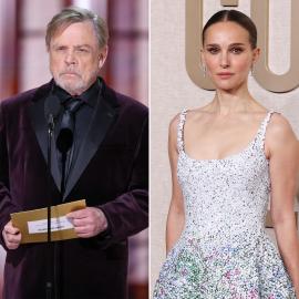 Mark Hamill and Natalie Portman Somehow Never Met Before the Golden Globes