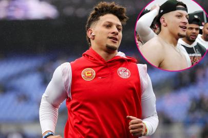 Patrick Mahomes Feels His Dad Bod Is Under Attack After Locker Room Footage