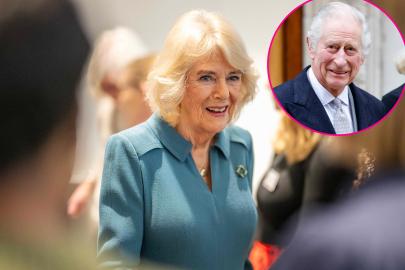 Queen Camilla Says King Charles III Is 'Getting On' After Hospital Stay