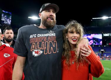 Taylor Swift Celebrates Chiefs Win With the Kelce Family 