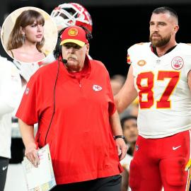 Chiefs Coach Andy Reid Brags He Met Taylor Swift Before Travis Kelce