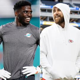 Tyreek Hill Jokes That Travis Kelce Is 'Too Famous' to Return His Texts