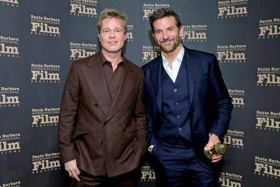 Brad Pitt Jokes Eagles Fan Bradley Cooper Is ‘Used to’ Losing