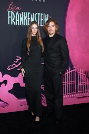 Dylan Sprouse and Barbara Palvin Coordinate in Black on Date Night