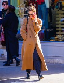 Channel Katie Holmes' City Street Style With This No. 1 Bestselling Coat