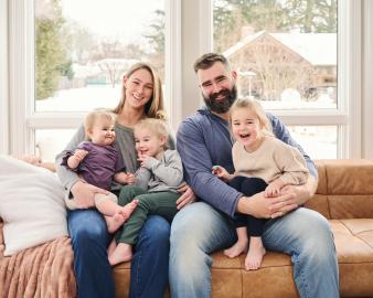Jason and Kylie Kelce Give Tour of Their Daughters' Playroom: Photos