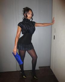Lori Harvey Slips Into Romantic Little Black Dress for ‘Lover’s Day’